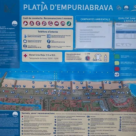 1ª Linea De Mar -wifi- Aire Acondicionado * Empuriabrava